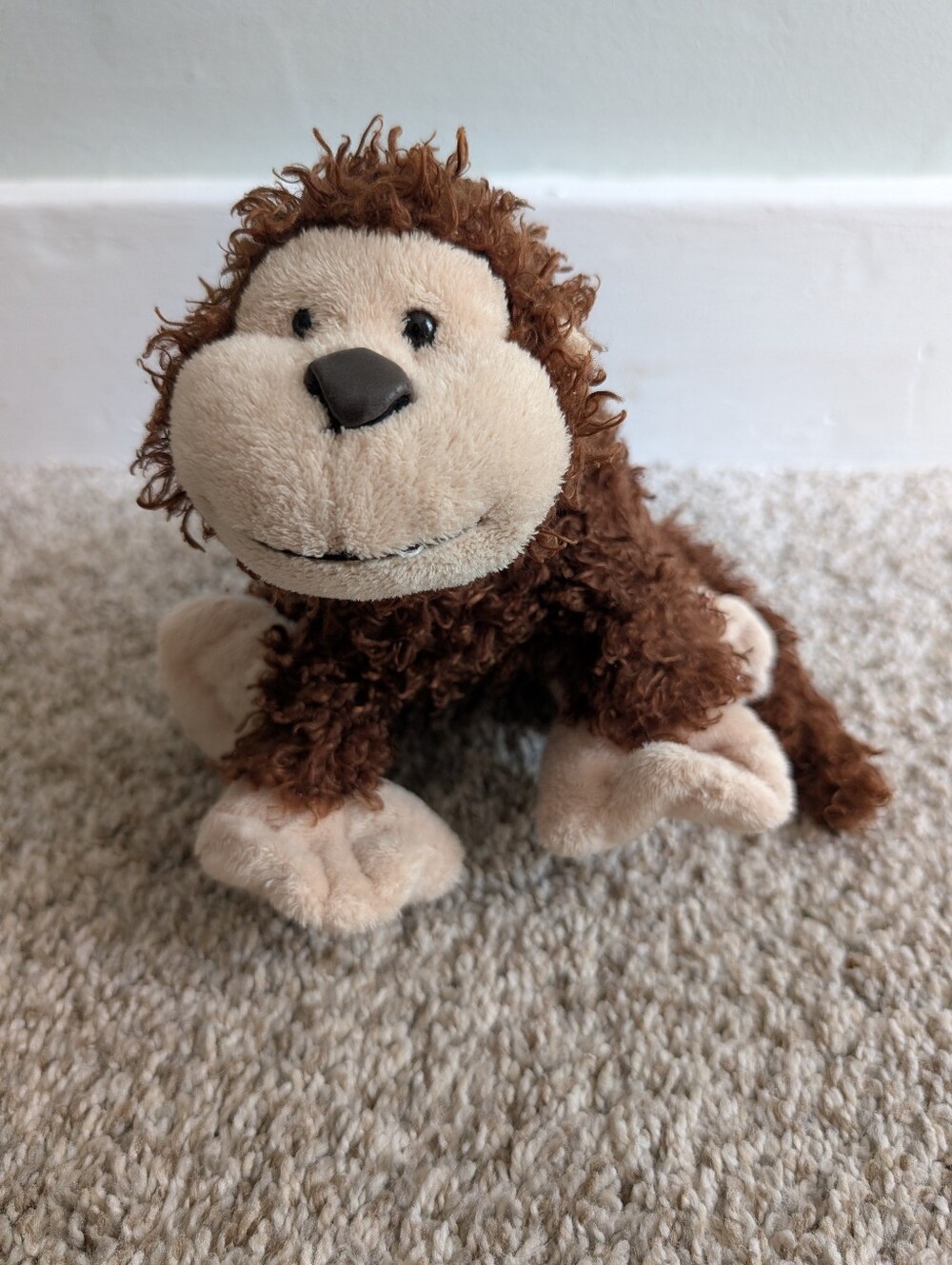 Webkinz Cheeky Monkey Plush Stuffed Animal - Brown & Cream HM080 No Code